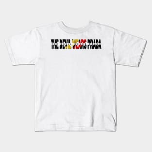 vintage typo The Devil Wears Prada Kids T-Shirt